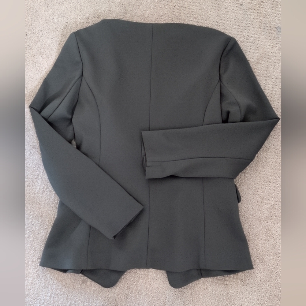 White House Black Market Sergeant Gold Button Studio Blazer Jacket - Picture 8 of 13
